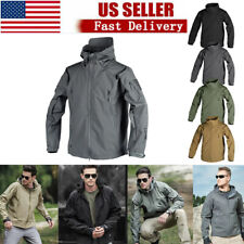 Abrigo Chaqueta para Hombre Impermeable Táctico Carcasa Suave Hombre Ejército Rompevientos Exterior segunda mano  Embacar hacia Argentina