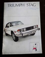 Triumph stag sales for sale  HEBDEN BRIDGE