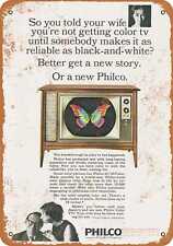 Placa de metal - Televisores coloridas Philco 1966 - Reprodução de aparência vintage comprar usado  Enviando para Brazil