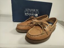 SPERRY Top Sider UK3M, EU 35.5, Boat Leather Shoes in brown colour, USED, used for sale  Shipping to South Africa