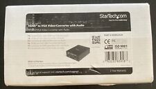 Usado, Conversor adaptador de vídeo StarTech HDMI para VGA com áudio HDMI2VGA comprar usado  Enviando para Brazil