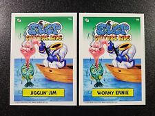 Earthworm Jim Slop Culture Kids 1st Edition 2 Card Set Garbage Pail Kids Spoof, used for sale  Shipping to South Africa
