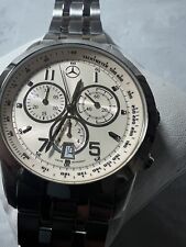 Reloj cronógrafo para hombre Mercedes-Benz, caja de fecha 43 mm, suizo, acero inoxidable, WR100 segunda mano  Embacar hacia Argentina