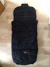 Mamas and papas baby black pram stroller pushchair foot muff, used for sale  Shipping to South Africa