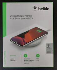 Cargador inalámbrico rápido Belkin BoostCharge 10W iPad para iPhones, Galaxy, usado segunda mano  Embacar hacia Mexico