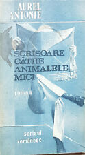 Usado, Scrisoare catre animalle mici de A. Aurel, libro rumano, novela, 1986 segunda mano  Embacar hacia Argentina