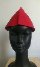 Aliyat Hano'ar Vintage Israel Authentic Cotton Kova Tembel red old hat 60s 70s for sale  Shipping to South Africa