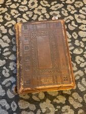 Bible: 1861 Holy , Hard Leatherbound Antique comprar usado  Enviando para Brazil
