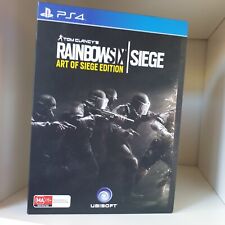 Rainbow Six Siege PS4 Art of Siege Edition Playstation 4 Tom Clancy caixa grande comprar usado  Enviando para Brazil