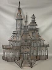 Large Mid-Century Metal Wire Victorian House Sculpture 36” X  29” X  5.5” for sale  Shipping to South Africa