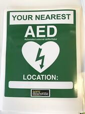 Sticker aed defibrillator for sale  UK