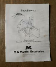 Meteor snowblowers owners for sale  Tremont