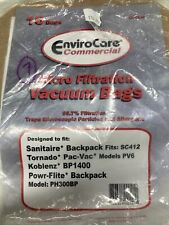 Bolsas de vacío de microfiltración EnviroCare (7) ECC340, mochila sanitaria, tornado segunda mano  Embacar hacia Mexico