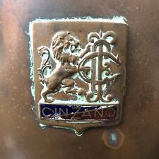 Balde de gelo vintage Cinzano vermute refrigerador de vinho pátina de cobre logotipo escudos Itália, usado comprar usado  Enviando para Brazil
