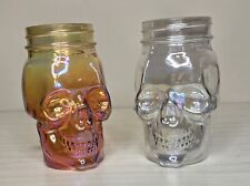 Skeleton skull glass for sale  Manitowoc