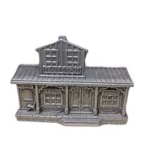 Carson Pewter Reversible Train Station Stand Ups  Christmas Village for sale  Shipping to South Africa