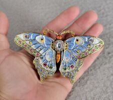 Enamel butterfly box for sale  Richmond