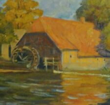 Wilhelm Julius EBERHARDT, 1875-1943/46, obraz 1920: GRANDER MÜHLE IN KUDDEWÖRDE, używany na sprzedaż  Wysyłka do Poland