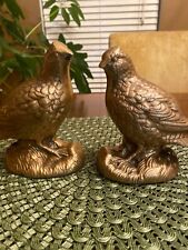 pair brass vintage quail for sale  Lizella