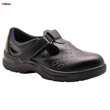 Używany, Sandały robocze ochronne bezpieczne czarne skórzane Steelite S1 - Black, 37 PORT na sprzedaż  PL