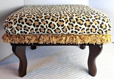 Cheetah print footstool for sale  Concord