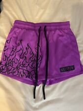 Shorts Kill Crew Muay Thai Flame Masculino Tamanho Grande G Preto E Roxo Grunge comprar usado  Enviando para Brazil