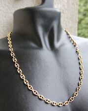 collier chaîne bracelet grain de café or jaune 18 carats 750 d'occasion  Libourne