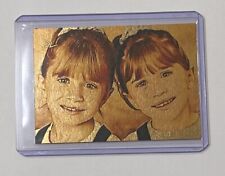 Tarjeta coleccionable “Full House” firmada por artista limitada chapada en oro de The Olsen Twins 1/1 segunda mano  Embacar hacia Argentina