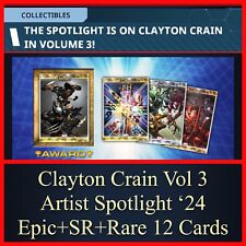 CLAYTON CRAIN VOL 3 ARTIST SPOTLIGHT 24 EPIC+SR+R SET OF 12-TOPPS MARVEL COLLECT for sale  Shipping to South Africa