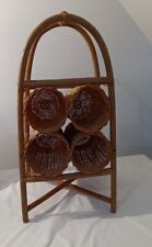 Vintage wicker bamboo for sale  Shipping to Ireland
