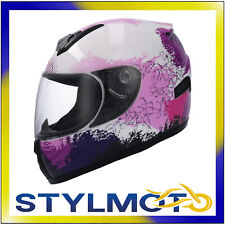 Casque Helmet Moto Scooter Shiro Intégrale Enfant Bébé Enfant Sh 829 Enjoy TG M segunda mano  Embacar hacia Argentina