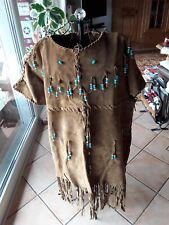 Riginal indianerkleid leder gebraucht kaufen  Hammersbach