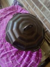 Used, nuy dea cast iron spider web lid 1235 dutch oven for sale  Shipping to South Africa