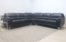 leather corner sofa for sale  MIRFIELD