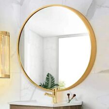 Vanity Metal Framed Wall Mirror HD 50cm Round Mirror 15.7 Inch Gold Beauty4U, used for sale  Shipping to South Africa