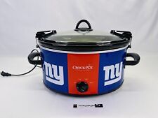 NFL New York Giants fútbol americano 6 cuartos cocinar y llevar olla de cocción lenta retirada segunda mano  Embacar hacia Mexico