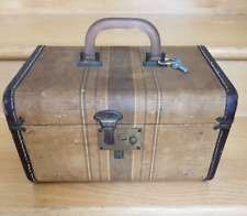 Vintage suitcase striped for sale  Roseville