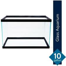 10 Gallon Fish Tank Aquarium Clear Glass Pet Terrarium Aqua Goldfish Reptiles for sale  USA