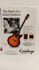 EPIPHONE PR-5E ACOUSTIC ELECTRIC GUITARS   PRINT AD.  11 X 8.5.  t1 for sale  Shipping to South Africa
