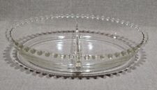 Imperial Glass Candlewick 10 1/2" tigela oval de vegetais com divisor recortado comprar usado  Enviando para Brazil