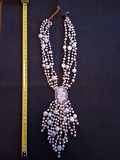 Collana artigianale perle usato  Cesena