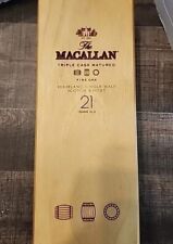 ¡Raro y coleccionable! Whisky escocés Macallan 21 Highland caja vacía sin botella.  segunda mano  Embacar hacia Argentina