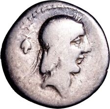 L. CALPURNIUS PISO FRUGI. Denario (90 a.C.). Moneda de plata República Romana de Roma, usado segunda mano  Embacar hacia Argentina