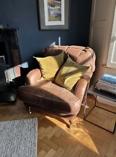 vintage leather armchair for sale  GLOUCESTER