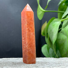 69 g Amostra de restauração mineral obelisco quartzo cristal ágata vermelha natural comprar usado  Enviando para Brazil