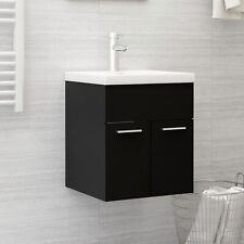 Sink cabinet black for sale  SOUTHALL