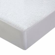 New Waterproof Terry Towel Mattress Protector Fitted Sheet Bed Cover All Sizes, used for sale  MANCHESTER