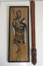 Maori carved wooden for sale  GLENROTHES