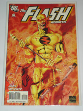 Usado, The Flash Rebirth 4 ~ 1:25 variante de cubierta de incentivo ~ Geoff Johns ~ DC 2009 ~ en muy buen estado segunda mano  Embacar hacia Mexico