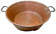 Antique 19th Century Copper Basin With Brass Handles for sale  Shipping to South Africa